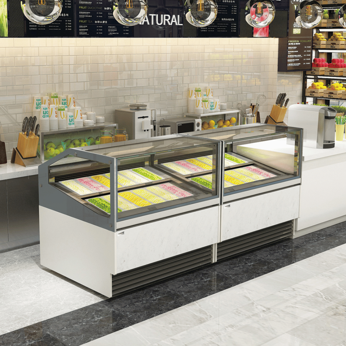 Bonvue  Gelato / Ice Cream Display Showcase SGD-12