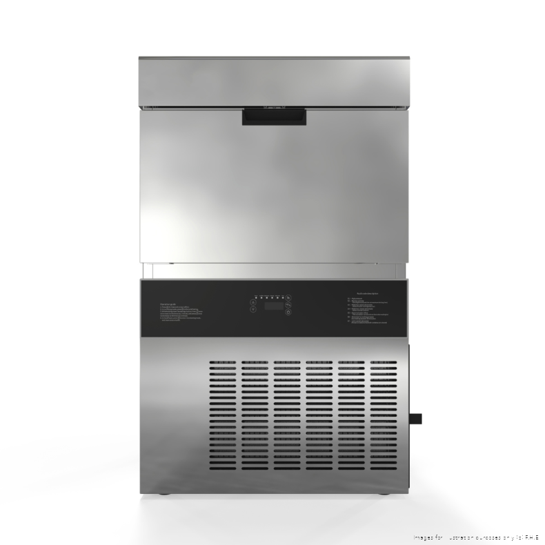 BLIZZARD SIC-40L Crystal Square Ice Maker – 40kg/24hr with 20kg Storage