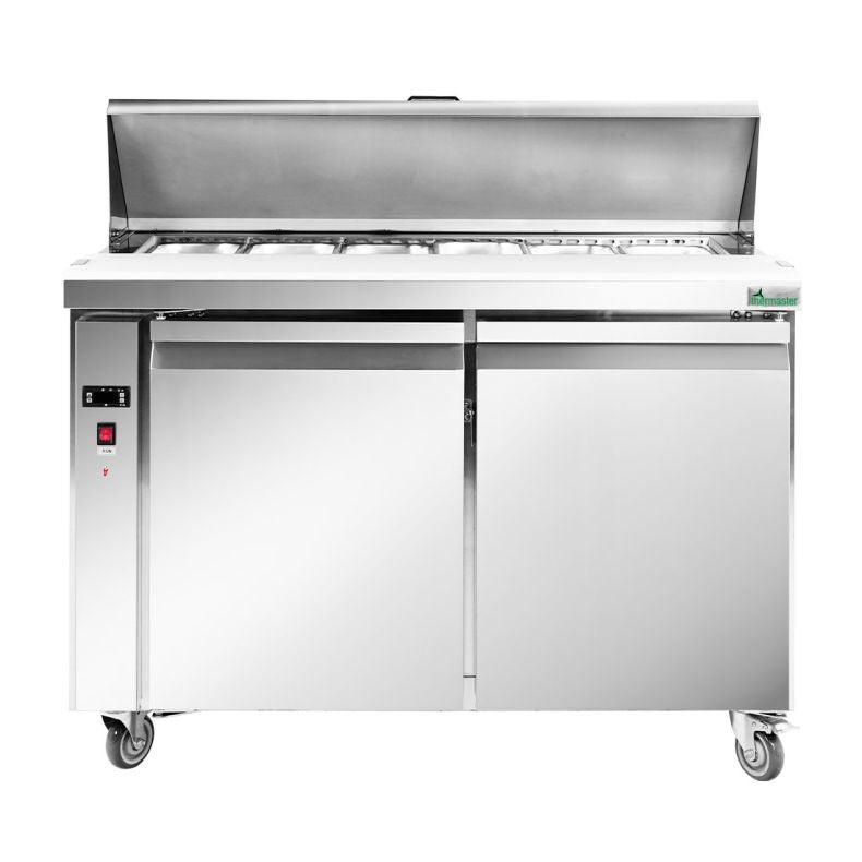 Thermaster SLB120 Two Door Sandwich Bar Fridge 1200mm