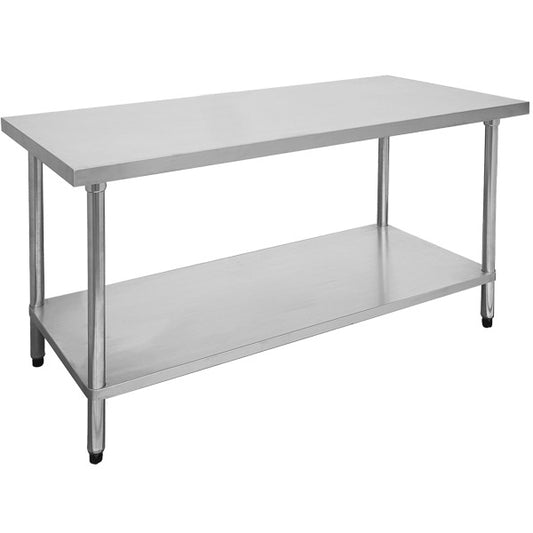 1800-7-WB Economic 304 Grade Stainless Steel Table 1800x700x900