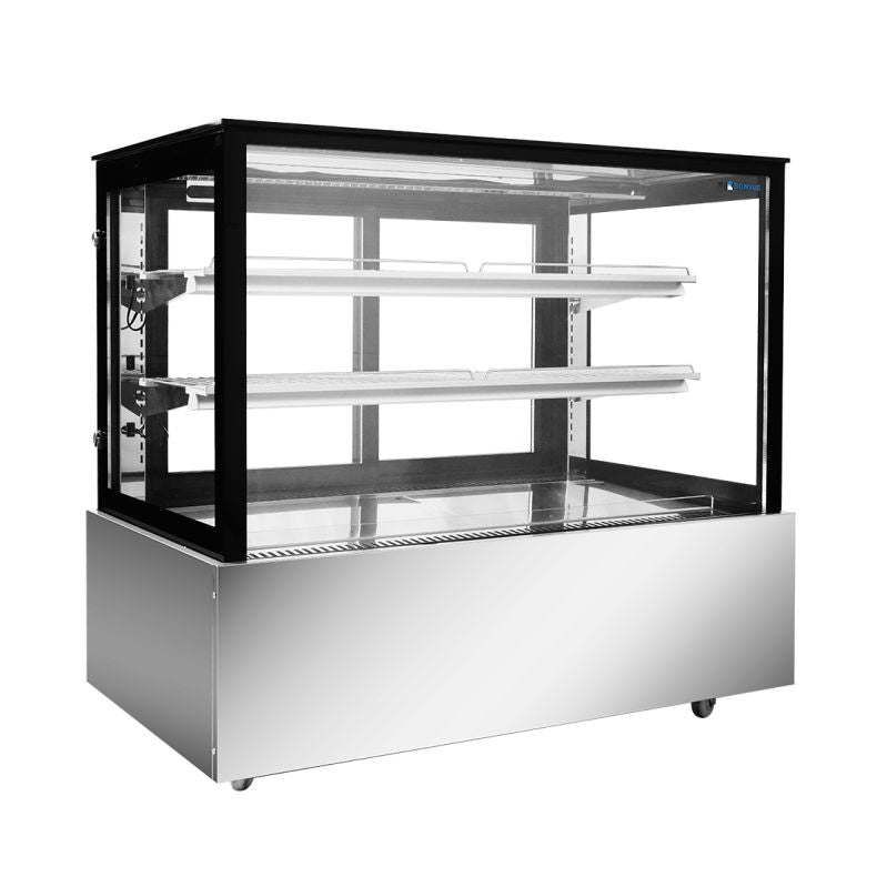 Bonvue SSU120-2XB 1200mm Square Glass Cake Display Fridge