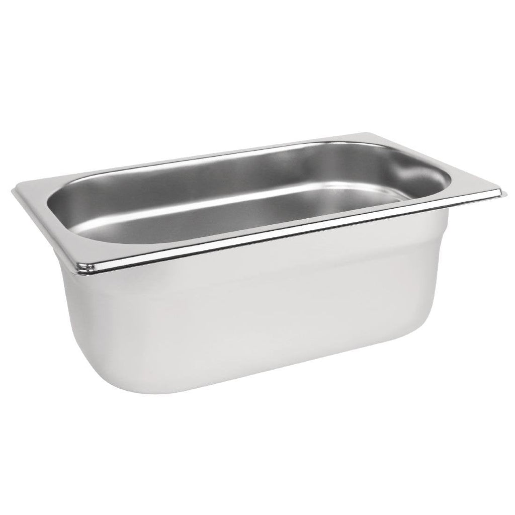 Stainless Steel Gastronorm Pan 1/4 100mm Deep DN720