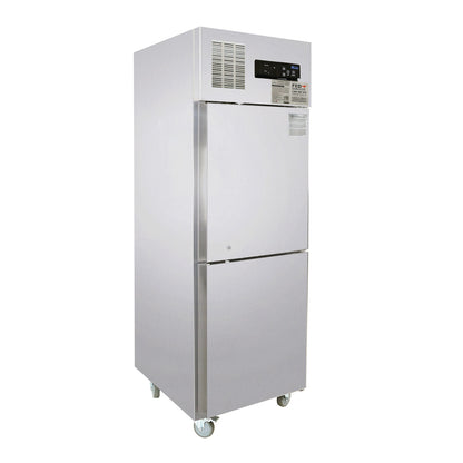 SUC500 TROPICAL Thermaster 2 x Half door SS Fridge