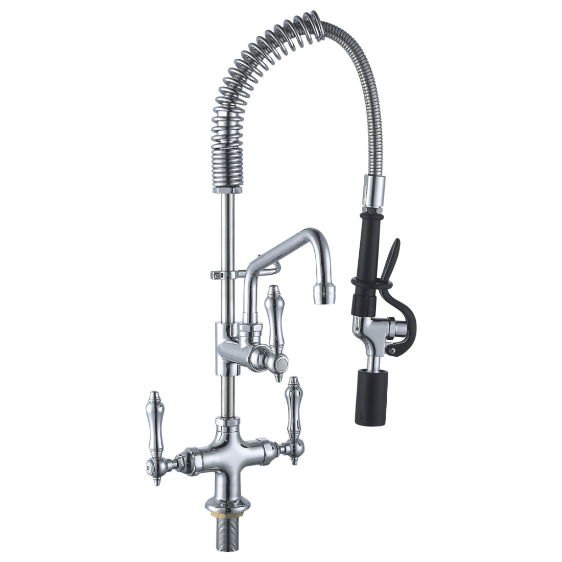 Sunmixer Pre Rinse Unit with Add-on Faucet and 152mm Swing Nozzle T98001MN-2C