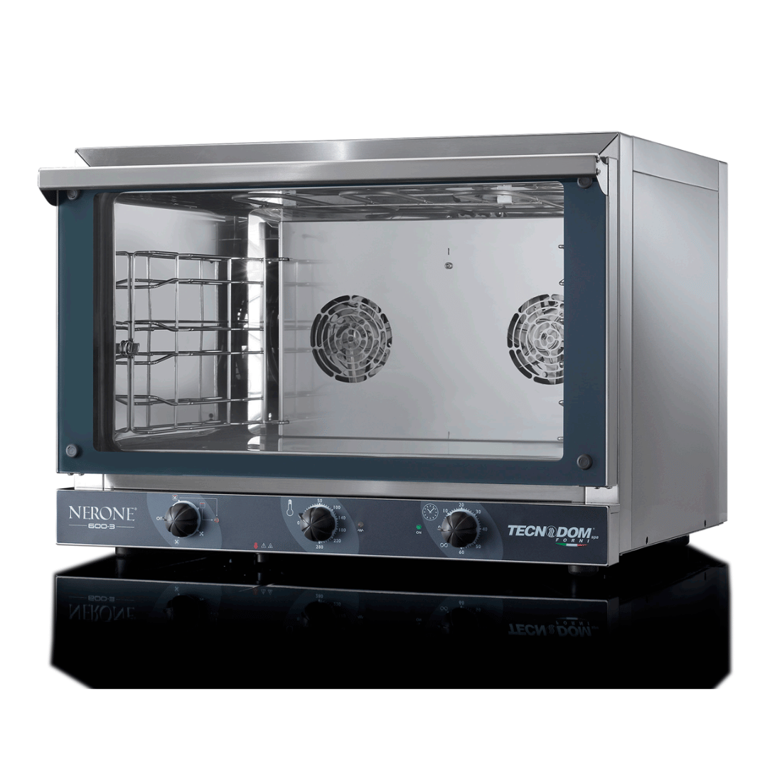 TECNODOM 3x600x400mm Tray Convection Oven with Grill TDE-3BG