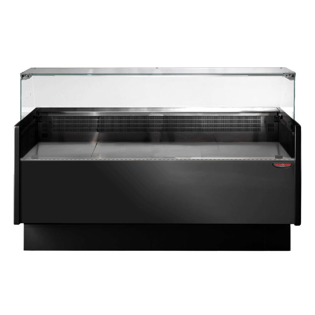 Serie MR Black 1520mm Wide Deli Display with Storage and Castors TDMR-0915B