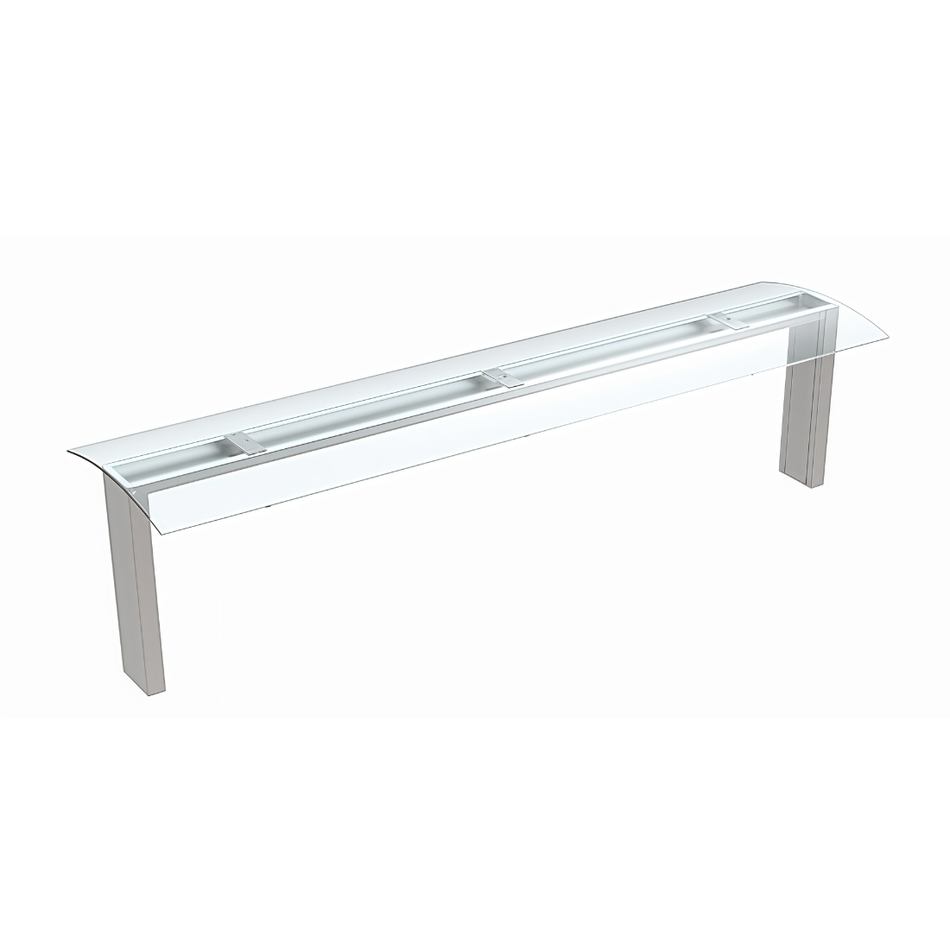 Thermaster TGL-6G Top Glass Sneeze Guard With LED Lighting