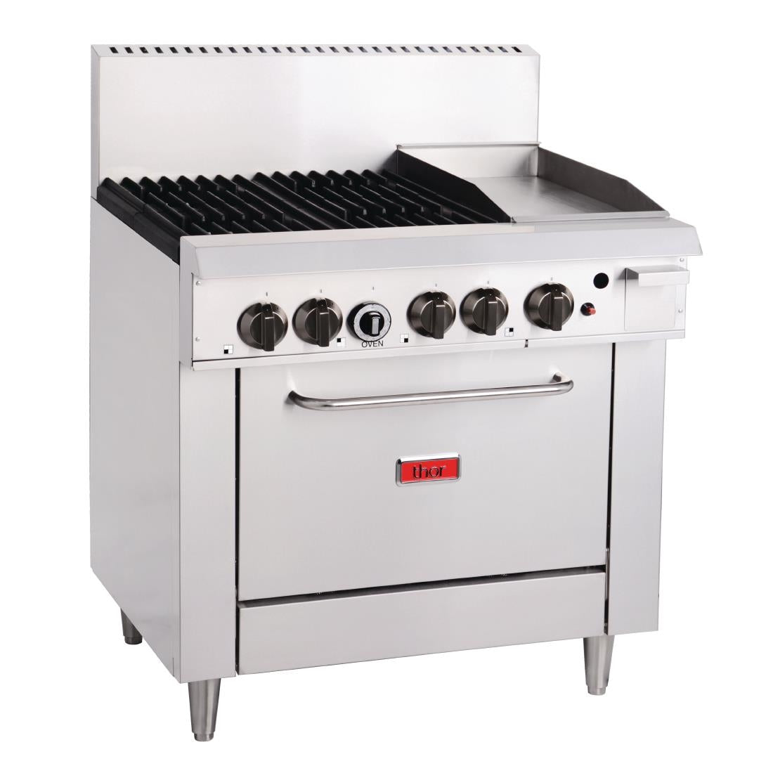 Thor 4 Burner Oven with 12" Griddle NG GH102-N