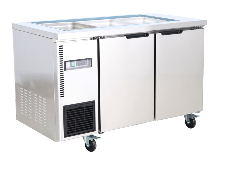 Thermaster TL1200TN-9P 9x1/3 GN pan Ventilated Refrigerated Saladette