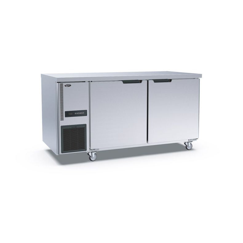 Stainless Steel Double Door Workbench Freezer - TL1500BT