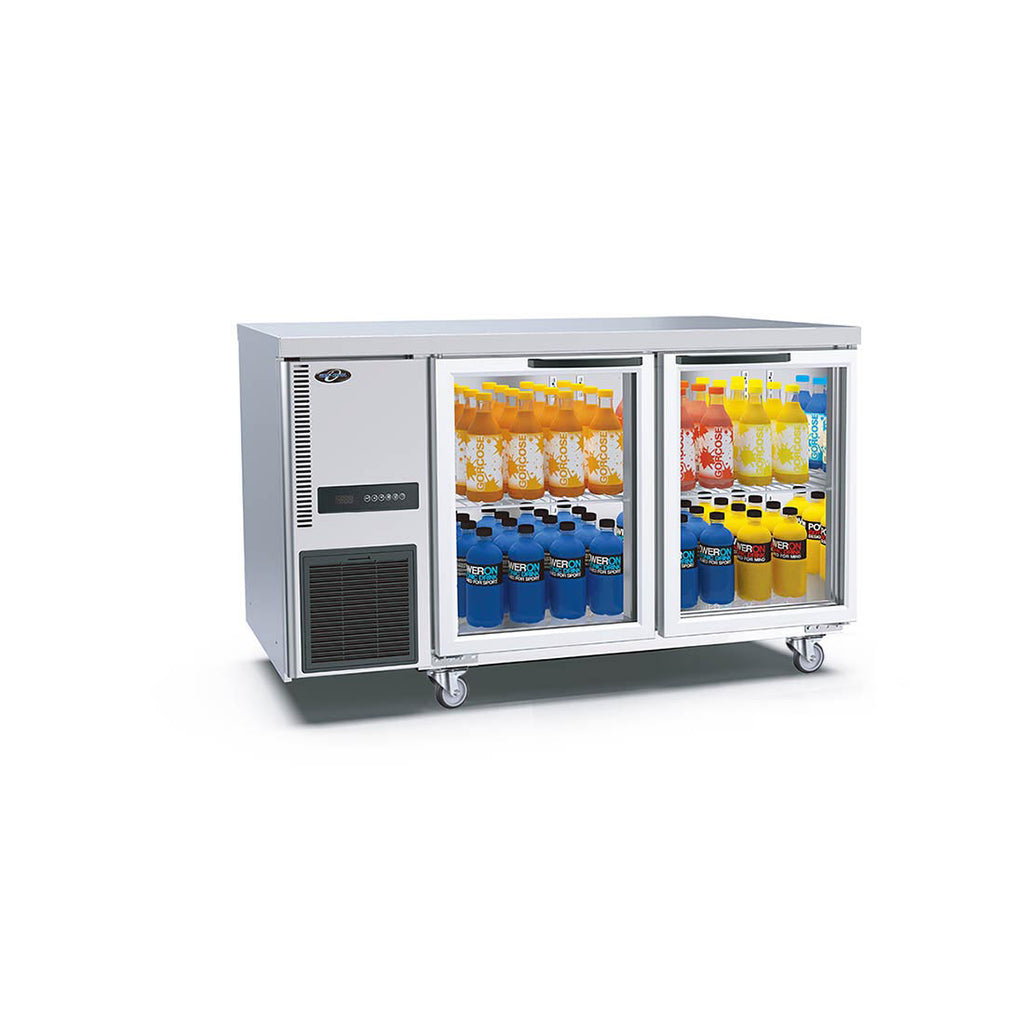 Glass Door Workbench Fridge - TL1500TNG