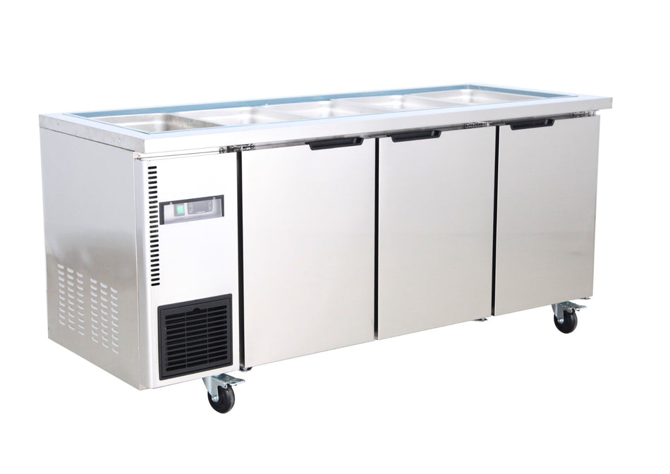 Thermaster TL1800TN-15P 15x1/3 GN pan Ventilated Refrigerated Saladette
