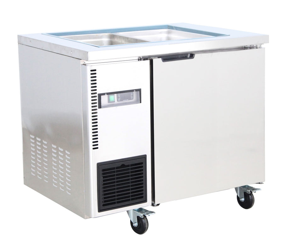 Thermaster TL900TN-6P 6x1/3 GN pan Ventilated Refrigerated Saladette