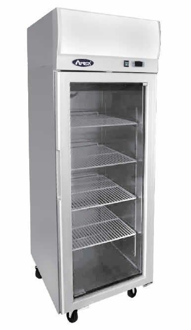 Atosa 410L Single Door Glass Upright Freezer YCF9407