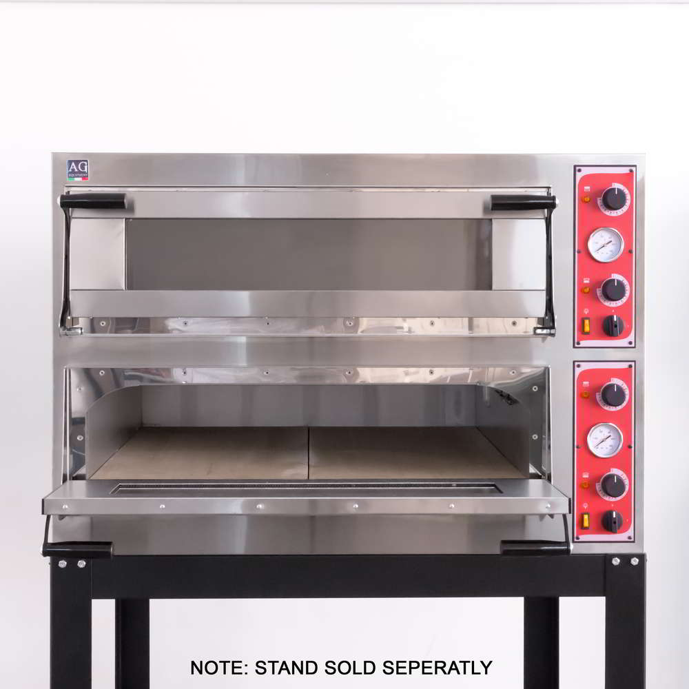 Italian Made Commercial 6 Series Electric Double Deck Oven | TRAYS66GLASS