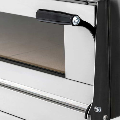 Italian Made Commercial 66L Electric Double Deck Oven | TRAYS66LGLASS