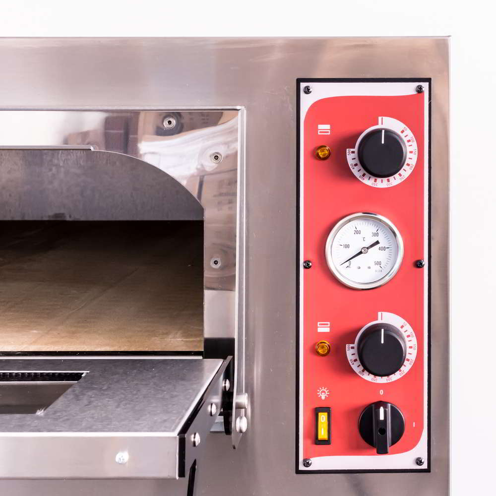 Italian Made Commercial 6 Series Electric Single Deck Oven | TRAYS6GLASS