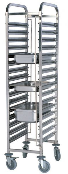 TRS0015 Stainless Steel 15 Tier GN Trolley