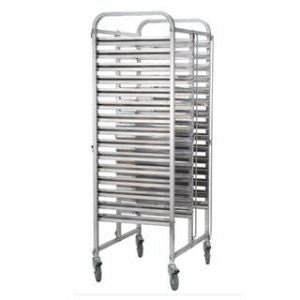 TRS2015 Stainless Steel 2 X 15 Tier GN Trolley