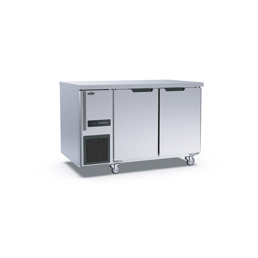 Stainless Steel Double Door Workbench Freezer - TS1200BT