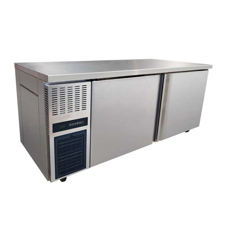 Stainless Steel Double Door Workbench Freezer - TS1800BT