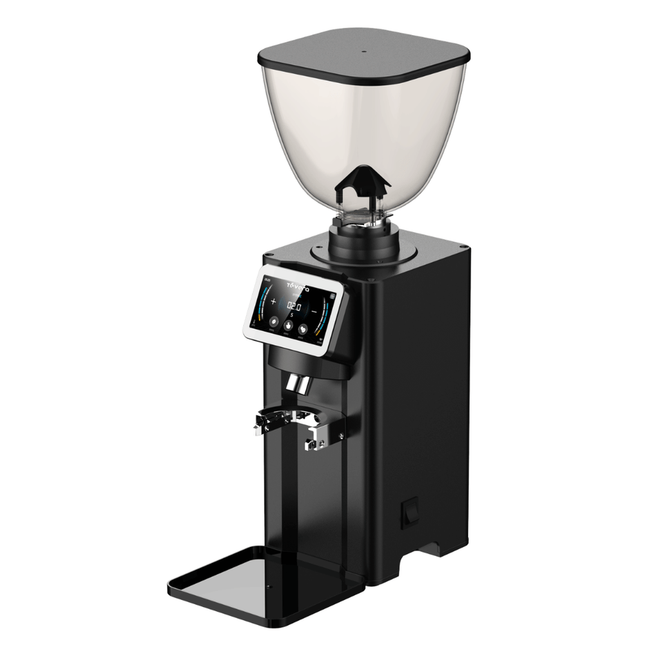 TéVera Professional Commercial Coffee Grinder with 84mm Titanium Burrs – TVCG-84FB-TW