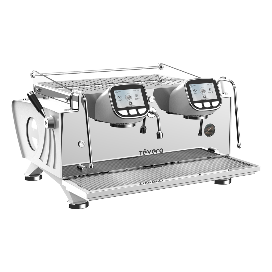 TéVera White T3 Multi-Boiler Coffee & Tea Machine TVET3-2W-1