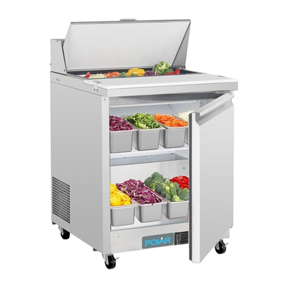 Polar U-Series Single Door Mega Top Preparation Fridge UA009-A