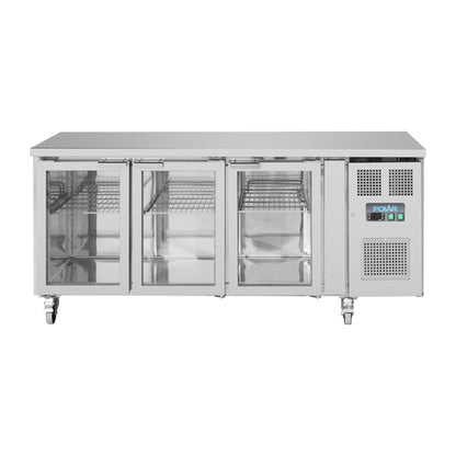 Polar U-Series Three Glass Door Counter Fridge UA024-A