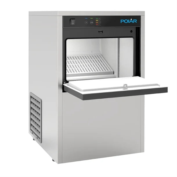 Polar U-Series Countertop Ice Machine – 20kg Bullet Ice with UVC