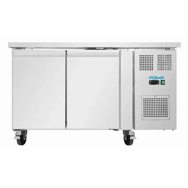Polar U-Series 2 Door Slimline Counter Fridge 155L UA105-A
