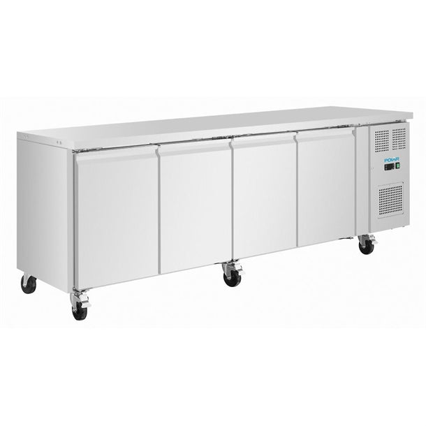 Polar U-Series 4 Door Slimline Counter Fridge 312L UA107-A