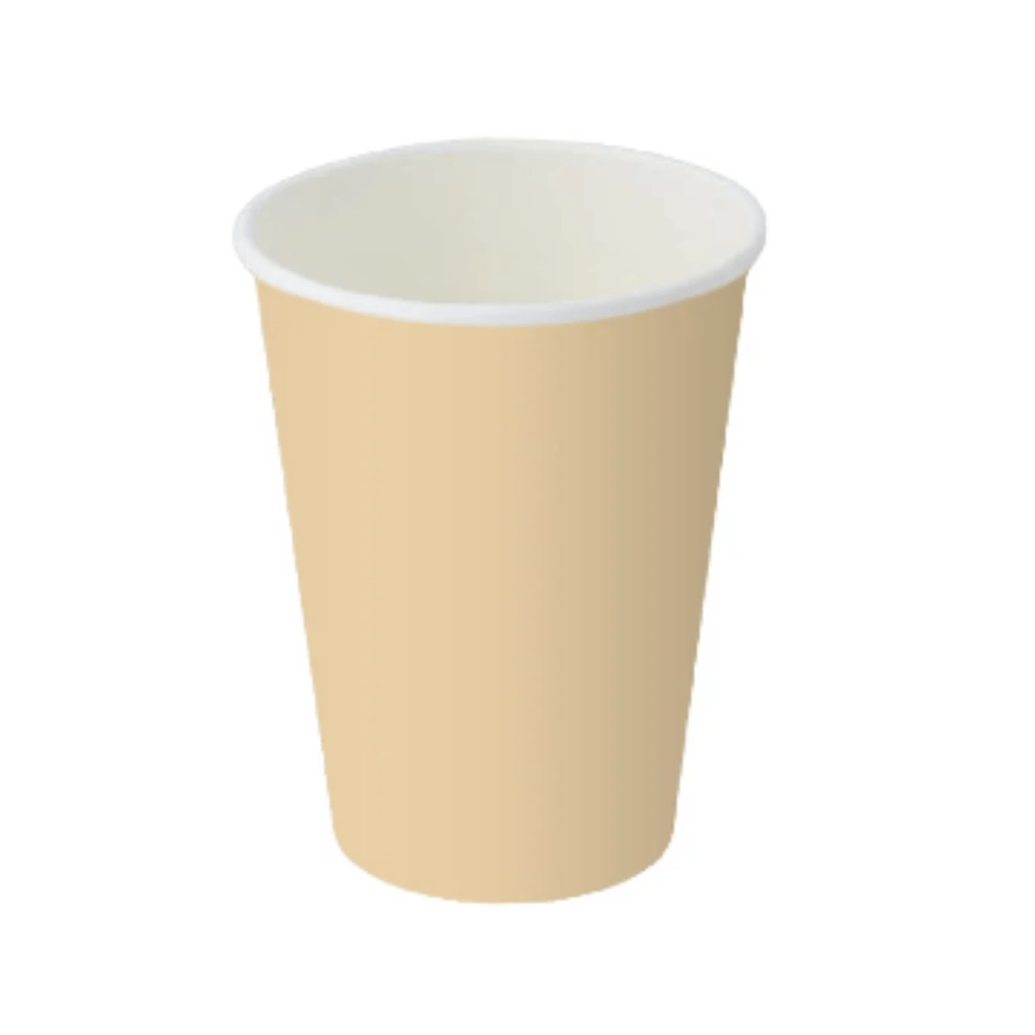 PakMax KRAFT 8oz 90mm Single Layer Hot Paper Cup - SLHPC-90-8K