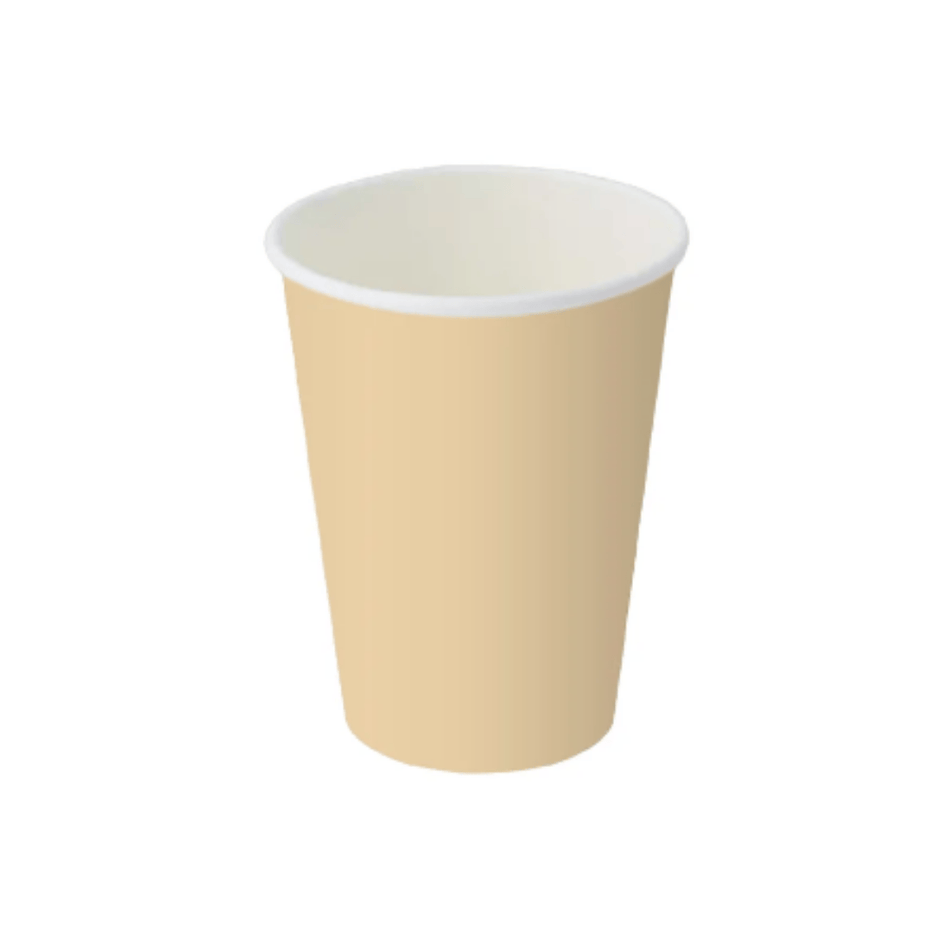 PakMax KRAFT 12oz Single Layer Hot Paper Cup - SLHPC-90-12K
