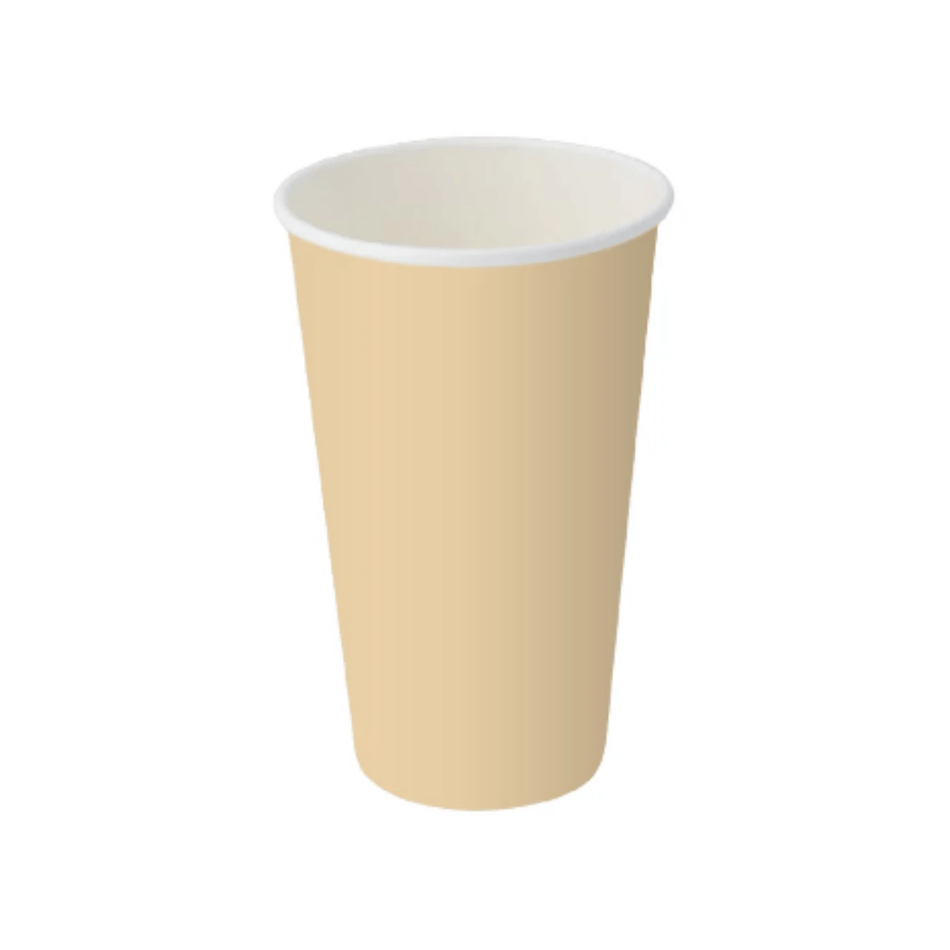 PakMax KRAFT 16oz Single Layer Hot Paper Cup - SLHPC-90-16K
