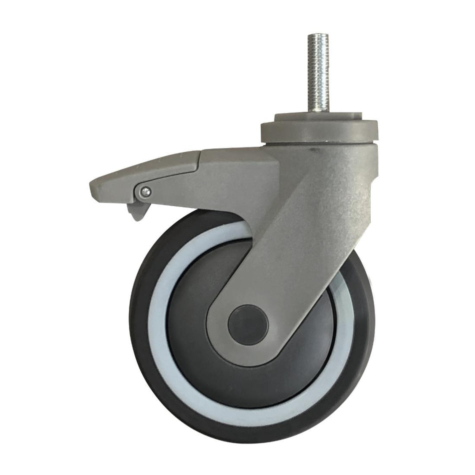 Modular System 5" TPR Braked Castor for PCU Vented Shelf - PCU-BC