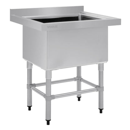 Vogue Stainless Deep Pot Sink 770mm x 600mm x 900mm HC910