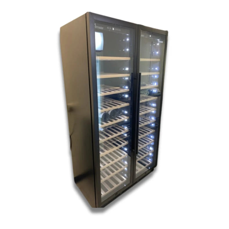 Thermaster Dual Zone Two Door Premium Wine Cooler WB-218B