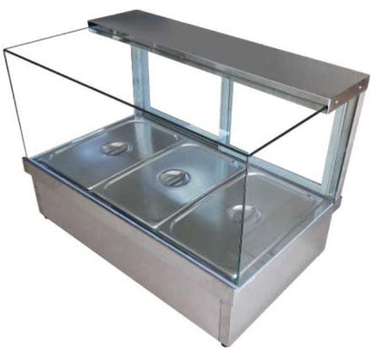 Cookrite Wet Hot Food Display Bain Marie 8 x 1/2 GN 1380mm CRB-8