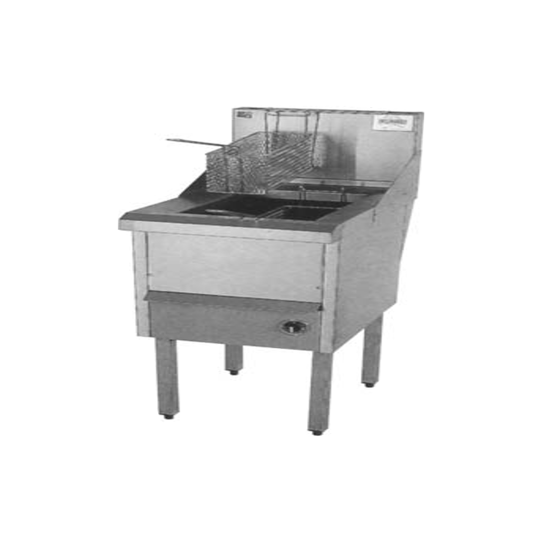 Gas Fish and Chips Fryer Single Fryer -  WFS-1/18