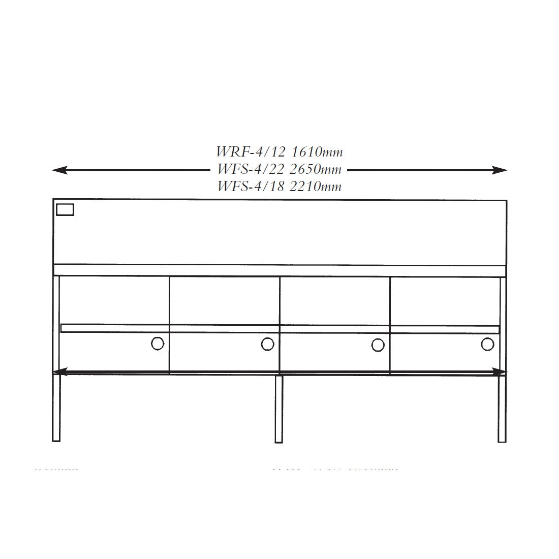 Gas Fish and Chips Fryer Four Fryer - WFS-4/18