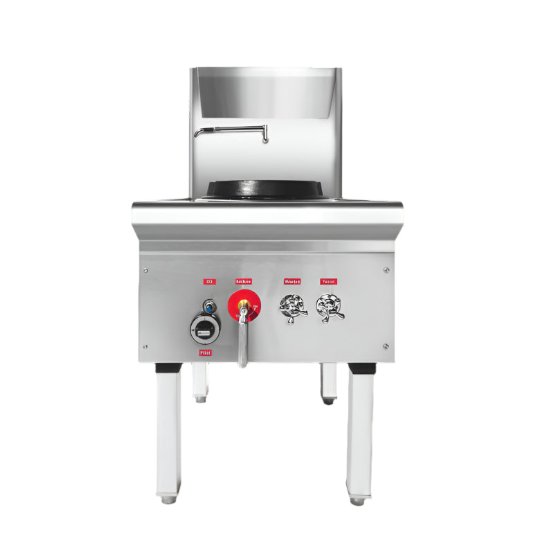 Gasmax Stainless Steel Waterless LPG Gas Single Wok - WW-1L
