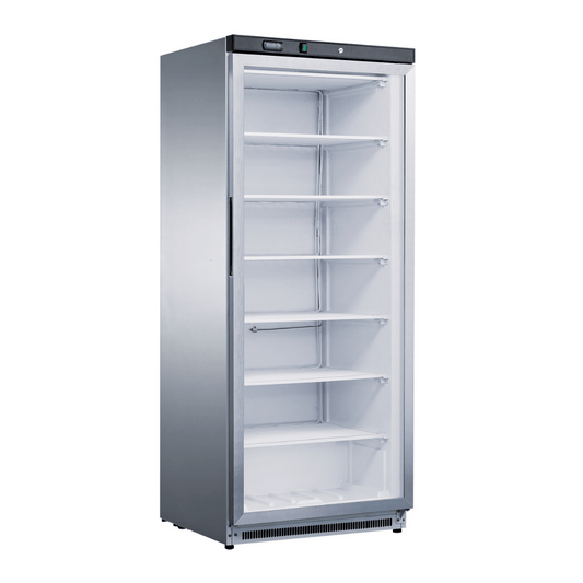 Thermaster Stainless Steel Upright Static Display Freezer XF600SG