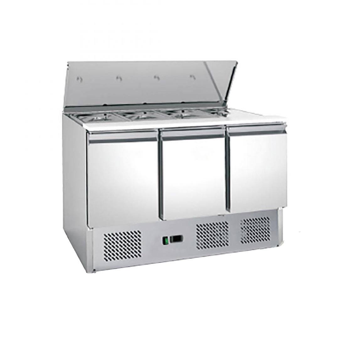 FED-X Three Door Salad Prep Fridge - XGNS1300S