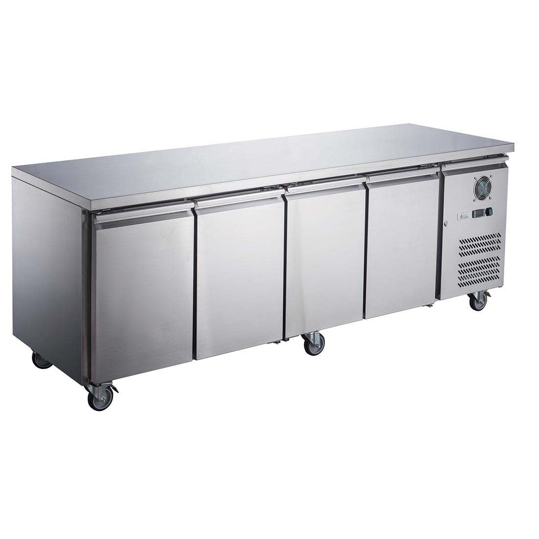 FED-X S/S Four Door Bench Fridge - XUB7C22S4V