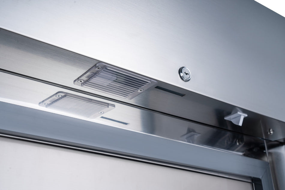 FED-X Press Liner Double Door Upright Freezer with Wi-Fi Controller XUPF1400