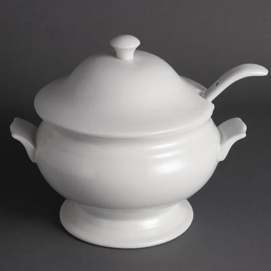 Olympia Soup Tureen and Ladle 2.5Ltr Y094