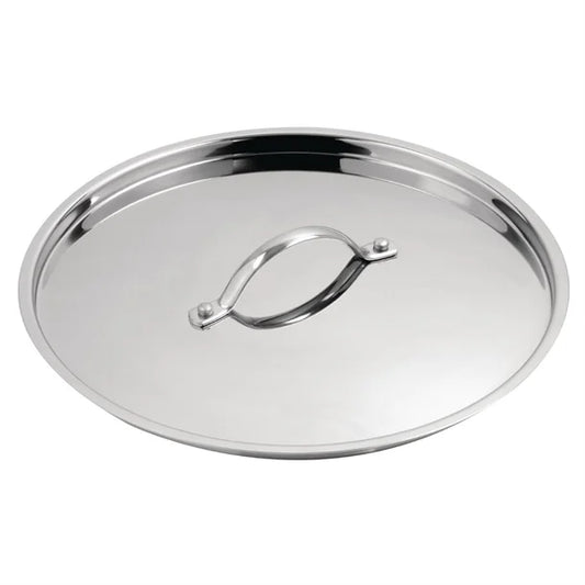 Vogue Stainless Steel & Aluminium Tri-Wall Stew Pan Lid 280mm Y426