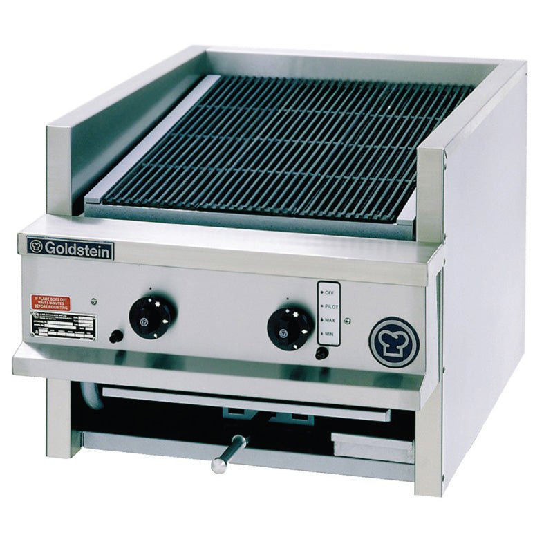 Goldstein CHDS24 Char Glo Ceramic Rock Char Broiler - Gas