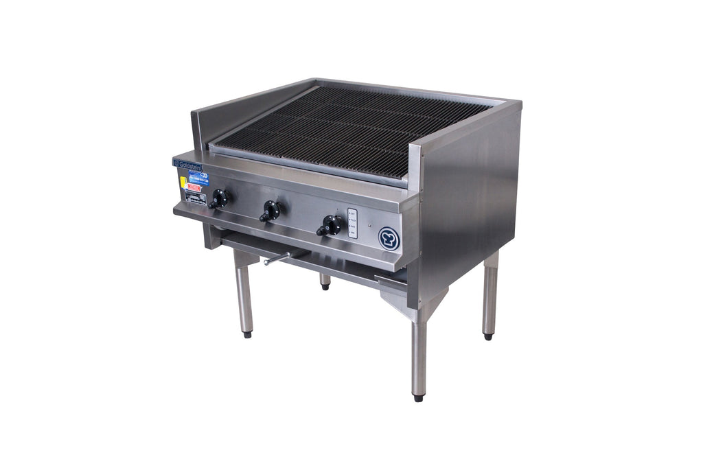 Goldstein CHDS36 Char Glo Ceramic Rock Char Broiler - Gas